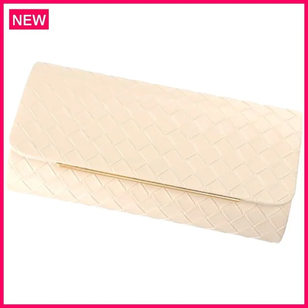 Evening Clutch with Detachable Strap for Weddings Parties Formal Events